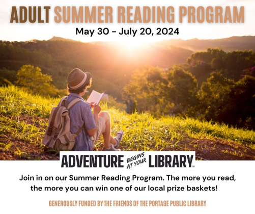 ADULT Summer Reading program 2024 Facebook